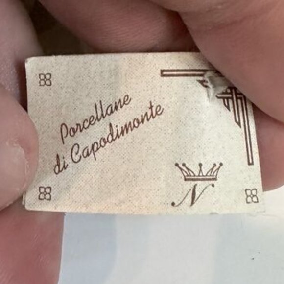 Vintage Doll Porcellane Di Capodimonte Doll 8in Tall Porcelain Doll - Picture 4 of 5